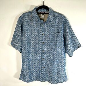The North Face Casual Travel Summer Short Sleeve Mens Size S Button Up Shirt